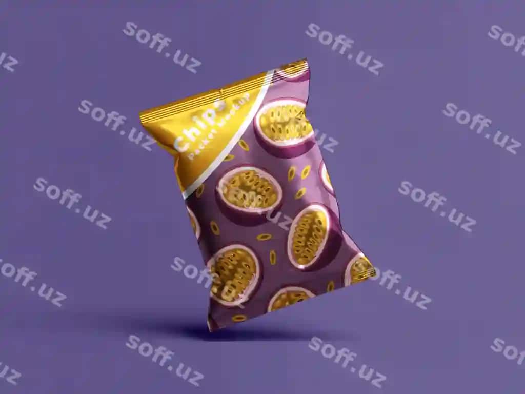 Choylar paketi namunasi | Chips packaging mockup
