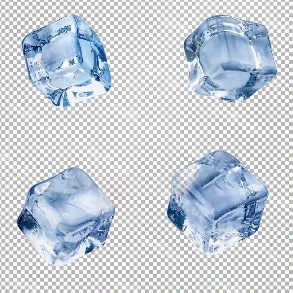 Psd guruh buz kub ajrang alpha qat | Psd set ice cubes isolated alpha layer