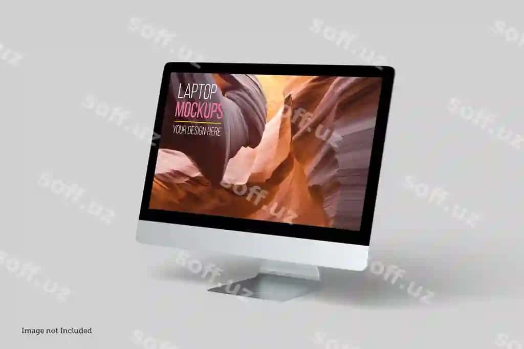 Ish stoli kompyuteri namunasi | Dekstop computer mockup 2