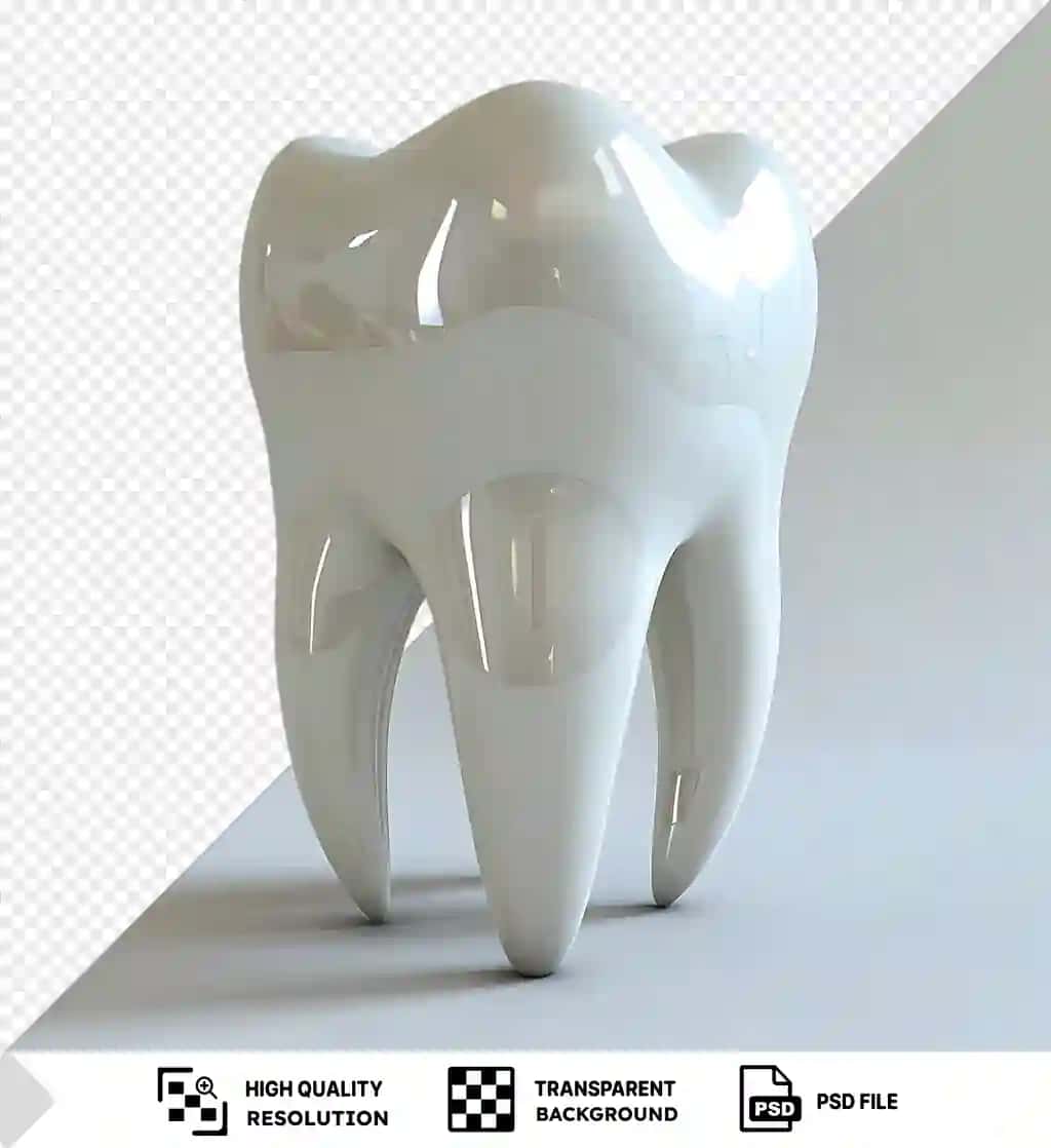 Oq tutqichli soya bilan sog'lom tishlar orasida og'riqli tish | Potrait sore tooth amidst healthy teeth with white handle shadow