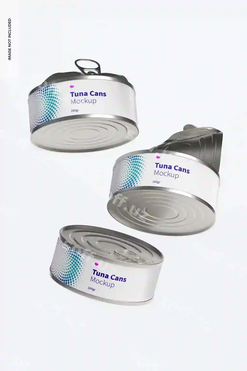 160gr tuna bankalari mockup | 160gr tuna cans mockup 2