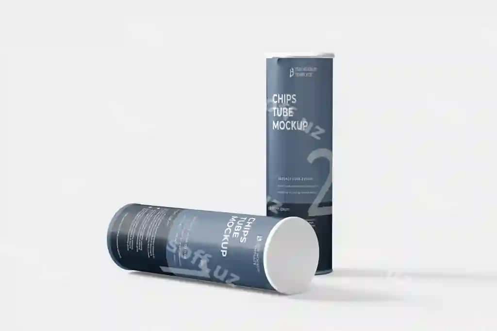 Choy tuba namunasi | Chips tube mockup
