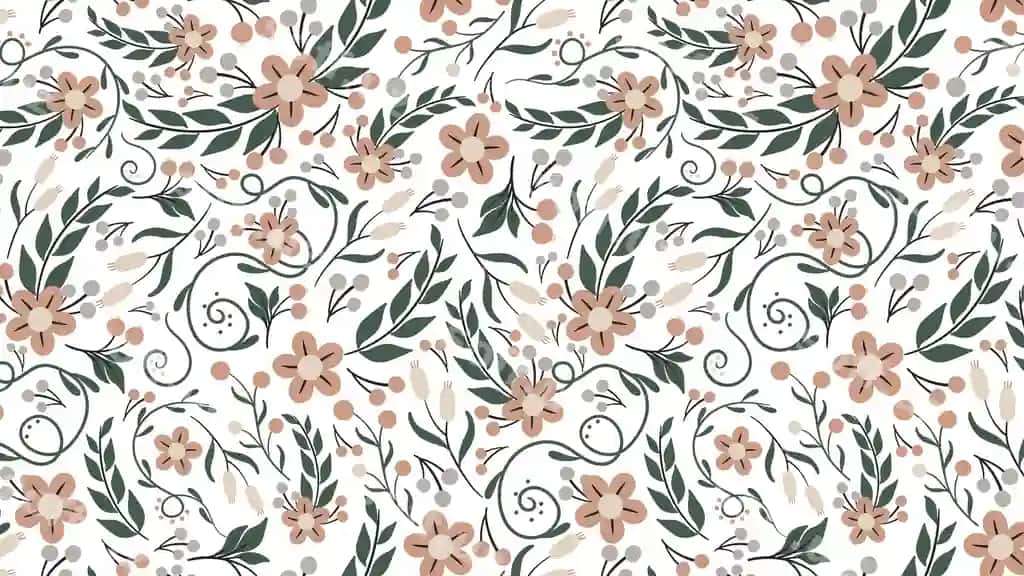 Cheksiz naqsh boho uslubi abstrakt o'simliklar vektor illustratsiyasi | Seamless pattern with abstract plants boho style vector illustration 2