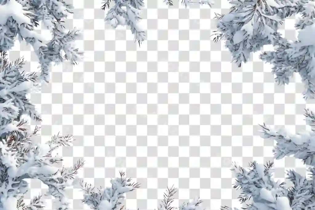 Png qor chegara orqa tabiat qish | Png snow border background nature winter 2