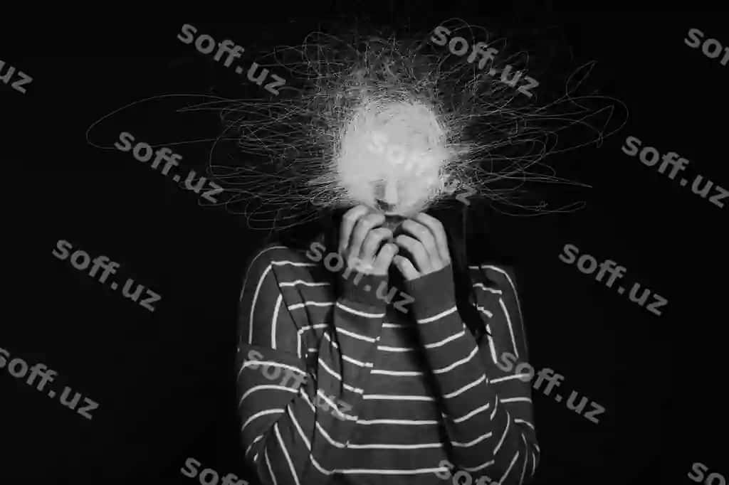 Depressiyadan azob qatnayotgan shaxs portreti | Portrait person suffering from depression