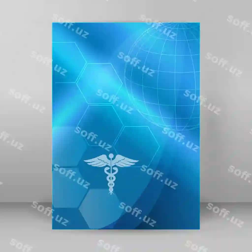 Tibbiy konseptsiya qoplik fon broshyur 12-bet | Medical concept cover backdrop brochure page12
