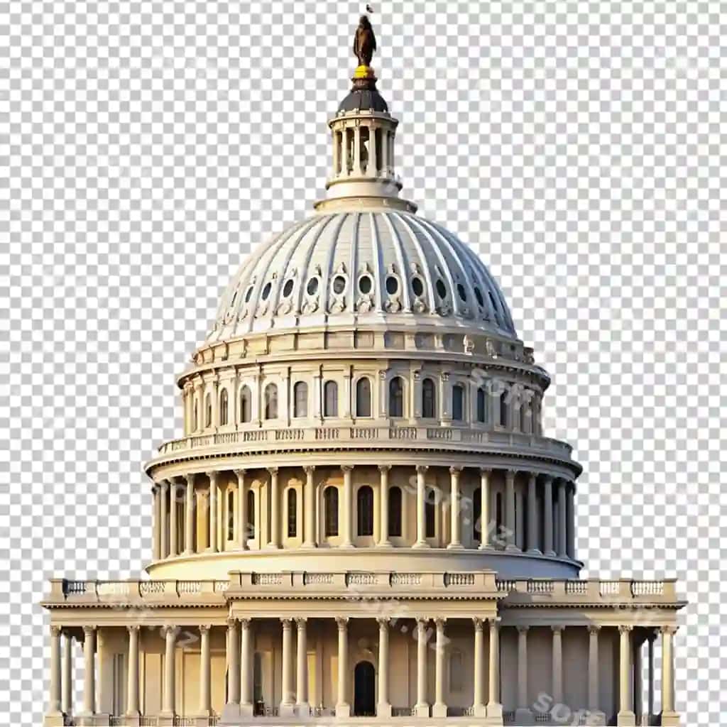 Birleshgan Shtatlarning Kongressi orqa fonda tekis uslub | United states congress background flat style
