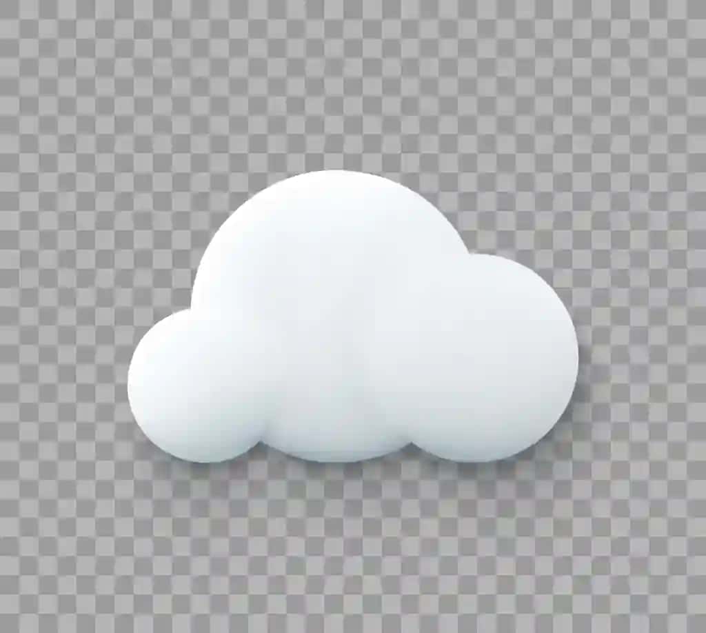D bulutli vektor tasviri bulut izolyatsiyalangan shaffof fon | D cloud vector illustration cloud isolated transparent background