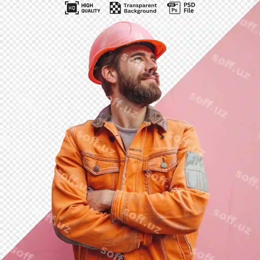 Psd shaffof orqa fondagi chiroyli gulchi hursand erkak portret | Psd transparent background portrait gorgeous smiling pleased male