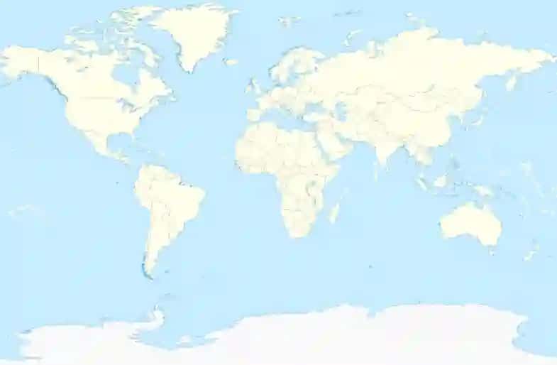 World map - Dunyo xaritasi