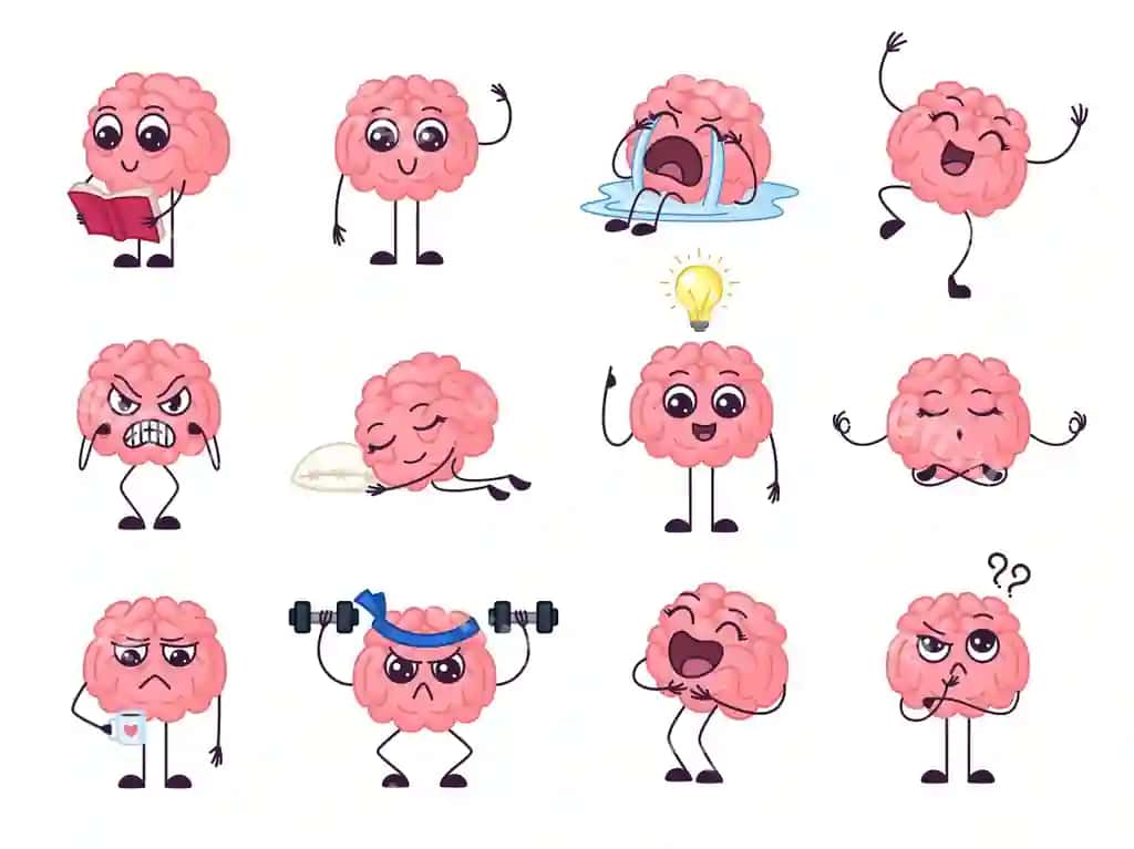 Multfil'm aql shaxsiyat intellektual sog'liq hissiyot komik baxtli | Cartoon brain character intellectual health emotional funny happy