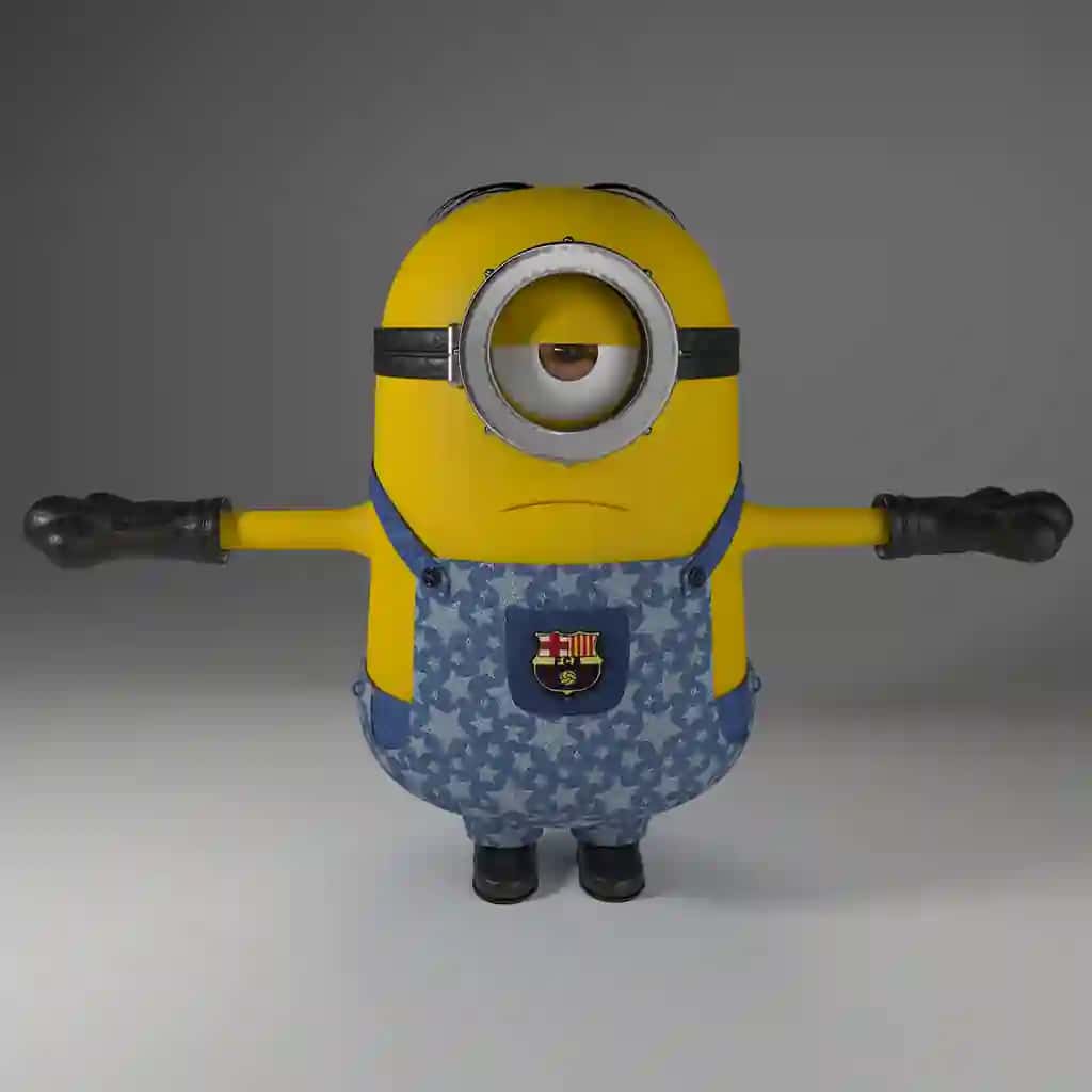 Minion stuart 3d model