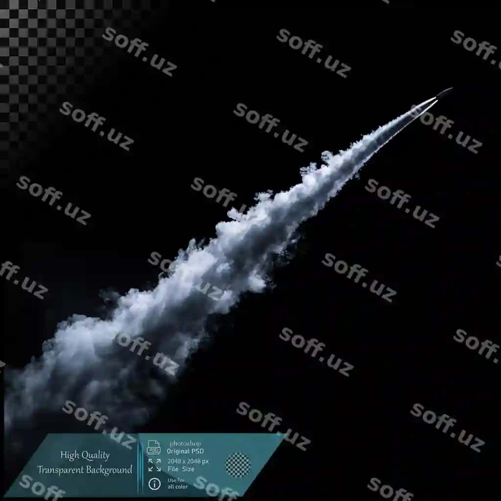 Raketa yoqish izi | Rocket launch trail 2