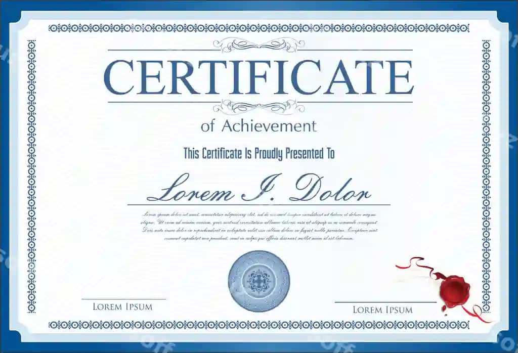 Guvohnoma | Certificate 2