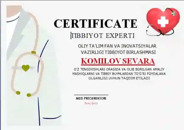 MED SERTIFIKATI