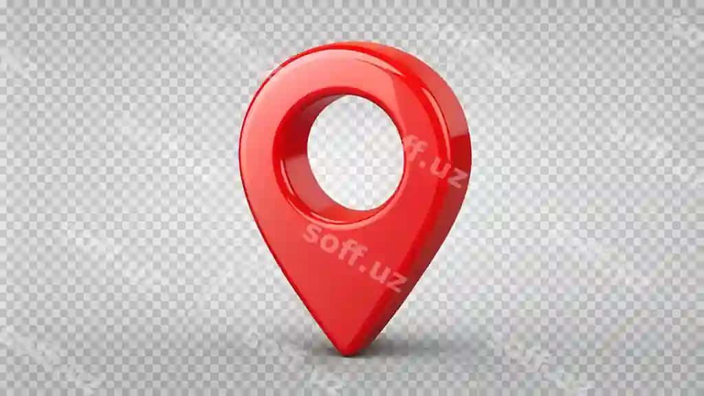 Qizil pin o harfi bilan | Red pin with letter o it 2