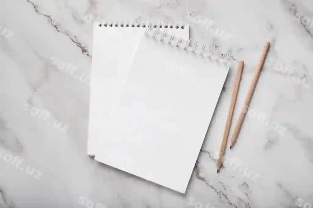 Prototip dizaynli spirallik daftar | Mock up design spiral notebook