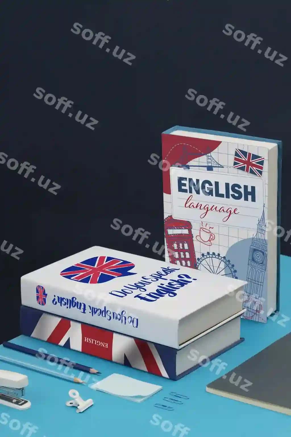 Yuqori burchakdagi ingliz kitoblari joylashuvi | High angle english books arrangement 2