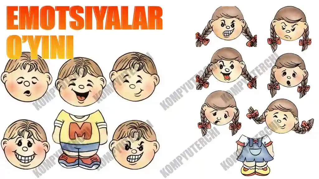 "Bola emotsiyasi" - Didaktik o'yin maktabgacha ta'lim tashkilotlari uchun