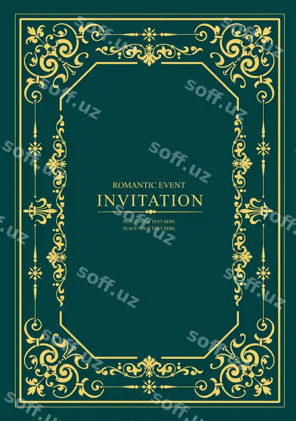 Oltin bezatma qorong'iq fon taklifnoma kartasi vektor sifatida ishlatilishi mumkin. | Gold ornament dark background can be used as invitation card vector