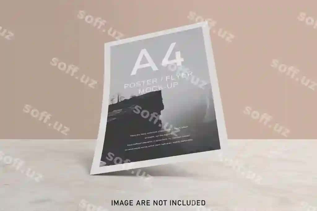 Poster mockupi yumshoq rangli | Posters mockup with soft color