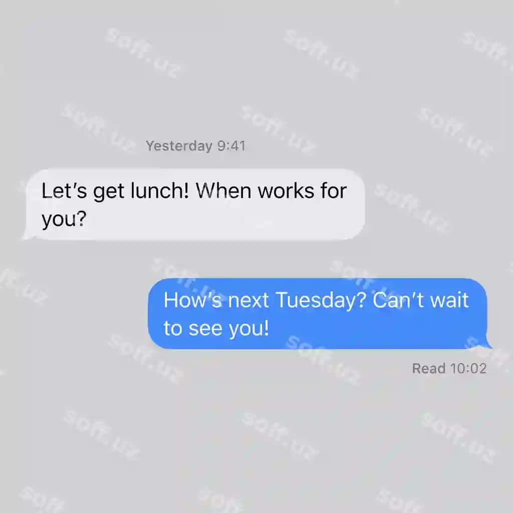 Messenger chat dizayni so'z qutilari bilan | Messenger chat layout with speech bubbles 2