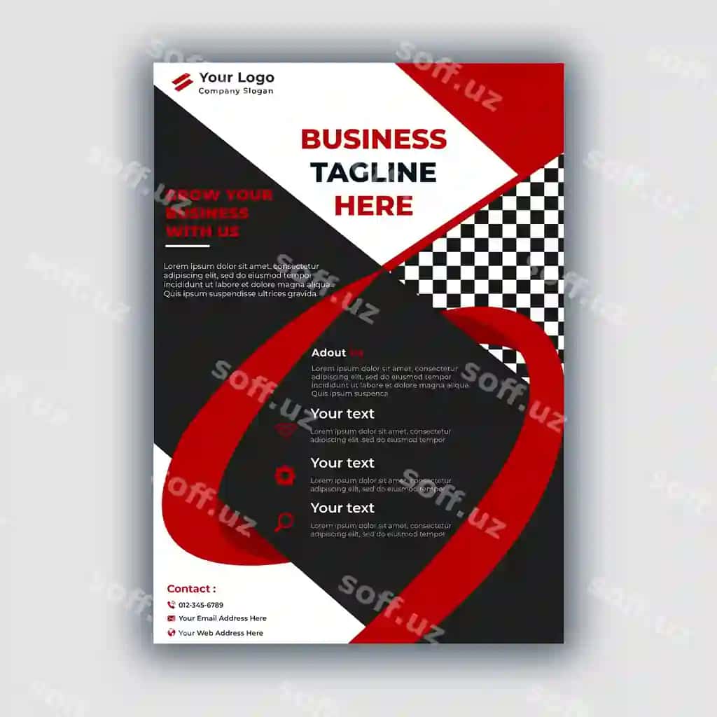 Professional bisnes flyer shablon reklama marketing | Professional business flyer template promotion marketing