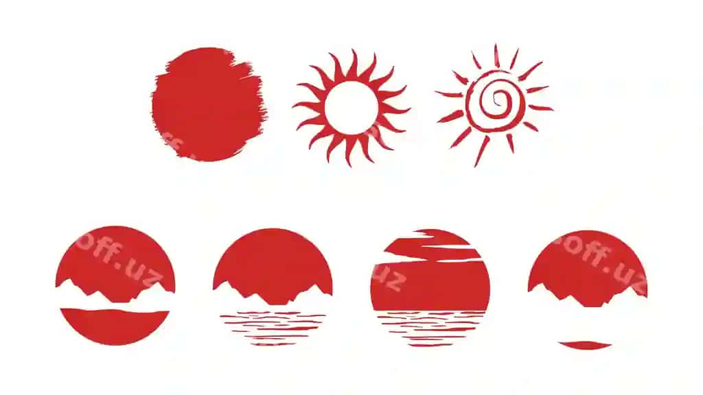 Qizil quyosh | Red sun
