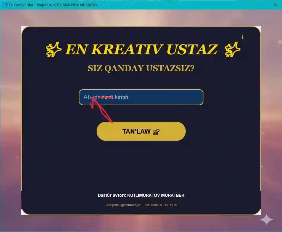 "En Kreativ Ustaz