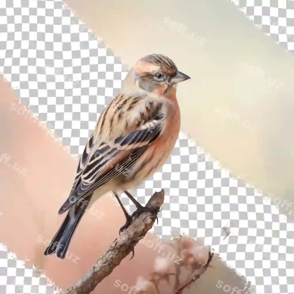 Shaffof orqa fonda linnet bilan | Transparent background with linnet 2