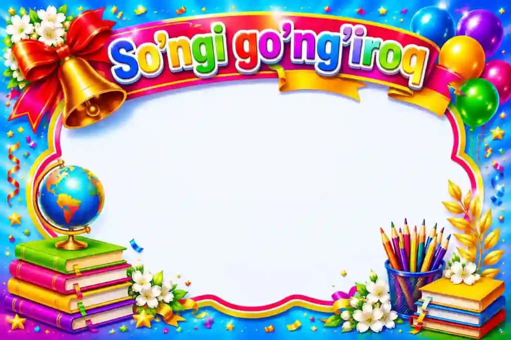 So'nggi qo'ng'iroq, maqtov yorliq shablon