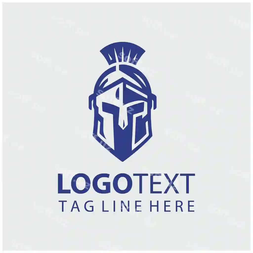 Urpiyning zirvaliy logotipi vektori | Warrior helmet logo vector