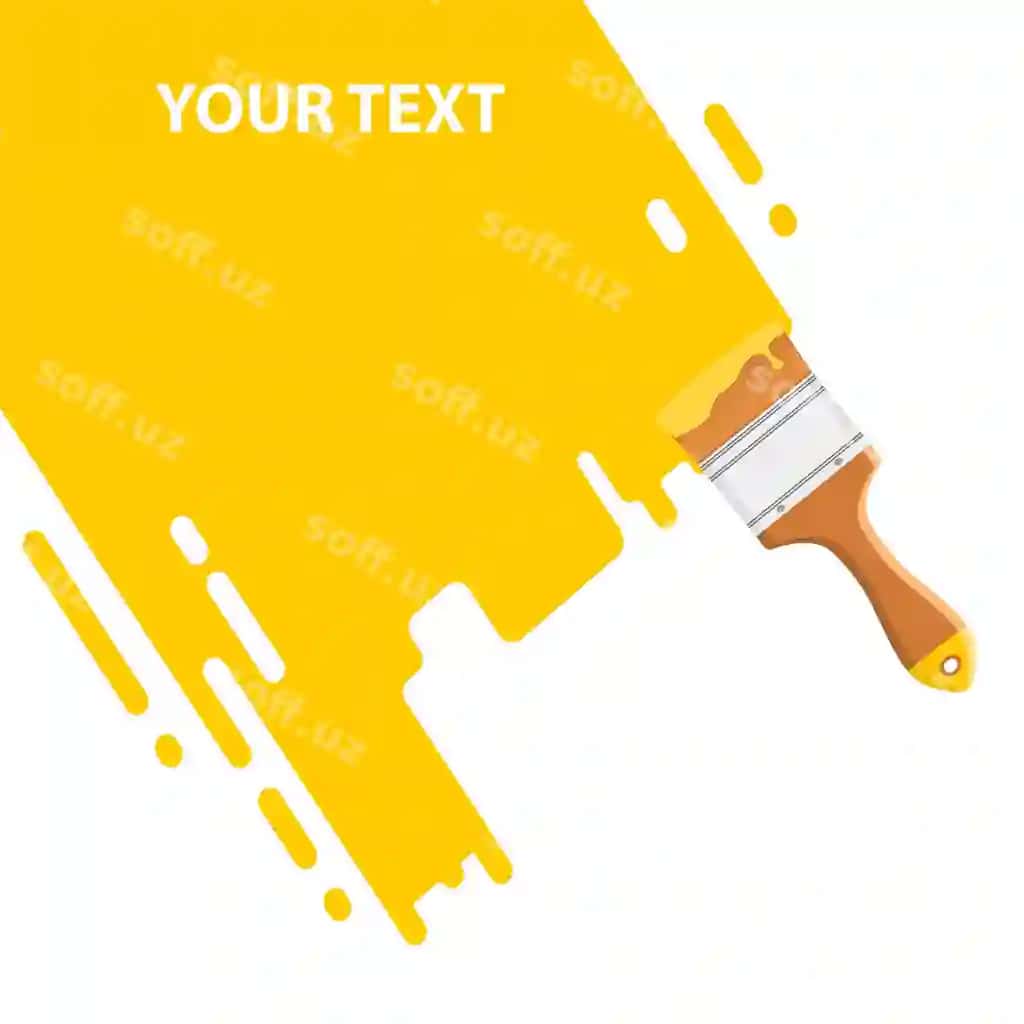 Yellow brush background | Yellow brush background