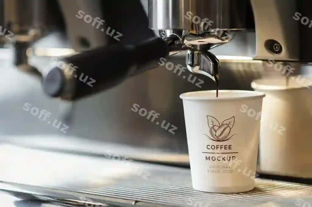 Joylashuv kofe chaynagi namunasi | Arrangement coffee cup mock up