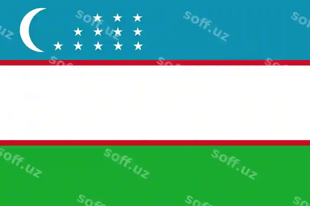 O'zbekiston milliy bayrog'i naqshli realistik dizaynli orqa fon | Uzbekistan flag pattern background realistic national flag design 2