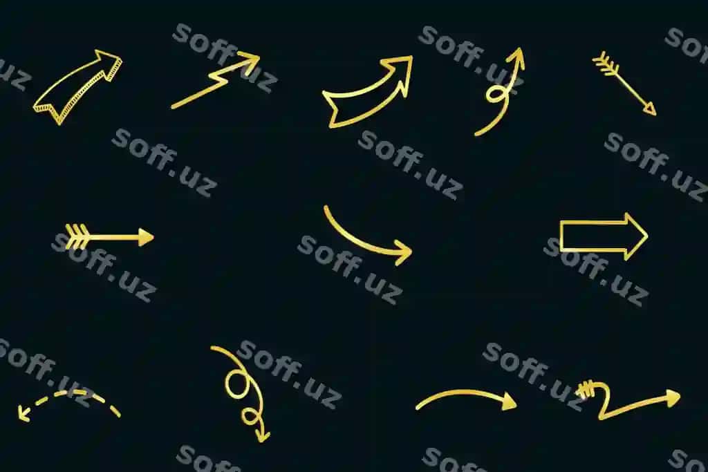Komplekt oltin parqli o'qlar oltin parqli o'qlar | Set golden glitter arrows gold glitter arrows 2