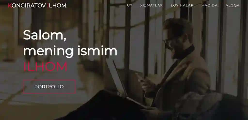 Portfolio - Web sayti