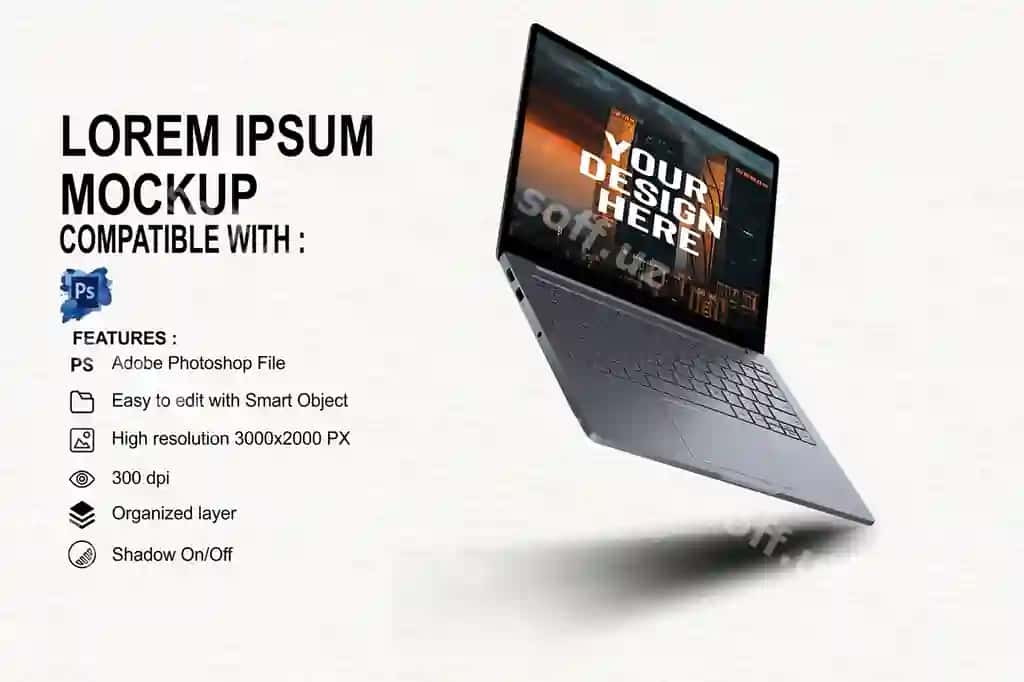 Namuna noutbuk | Mockup laptop 2