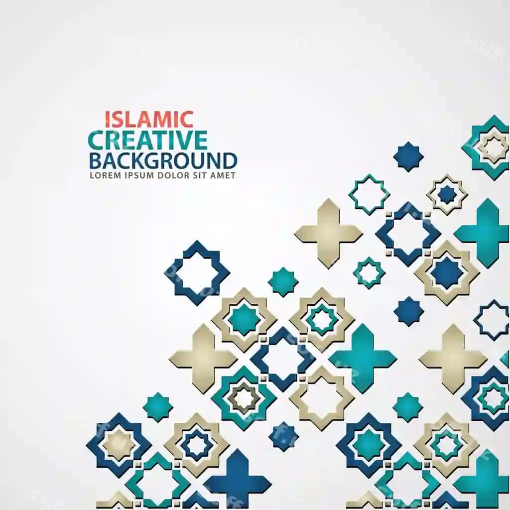 Islomiy dizayn, bezatma detallar va gulli mosaikadan iborat | Islamic design with ornamental detail floral mosaic