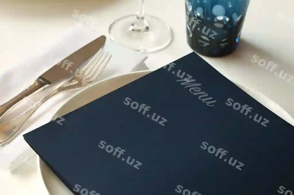 Yaqin rasm Menyu doskasi Boshqotirma restorani | Close up menu board luxury restaurant