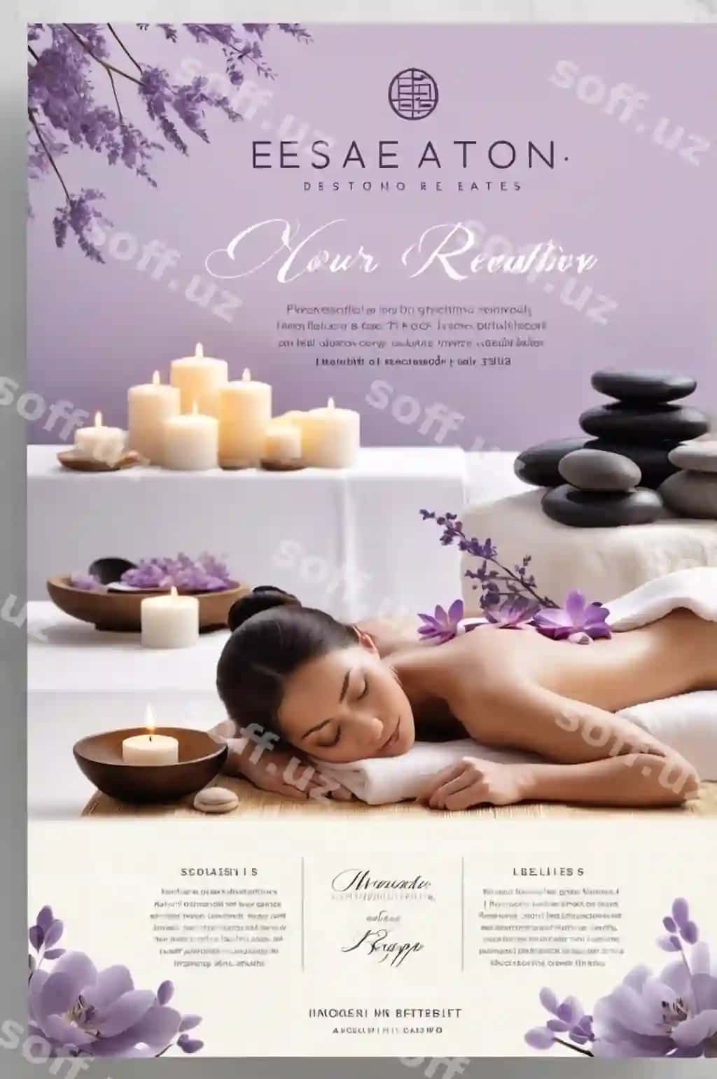 Poster hasharot spa | Poster luxury spa 2