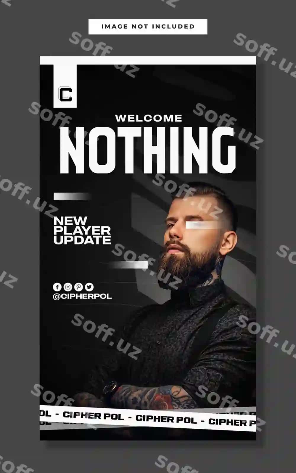 Esports yangi o'yinchi reklamasi uchun ijtimoiy tarmoqlar Instagram hikoya shabloni | Esports new player promotion social media instagram story template 2