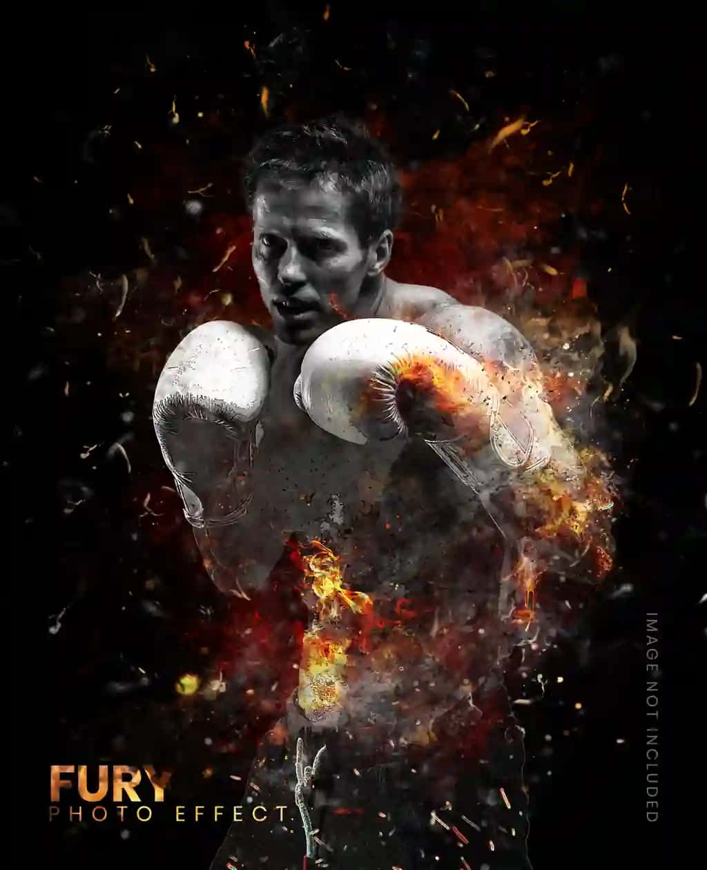 G'azablangan fotoshop effekti | Fury photoshop effect