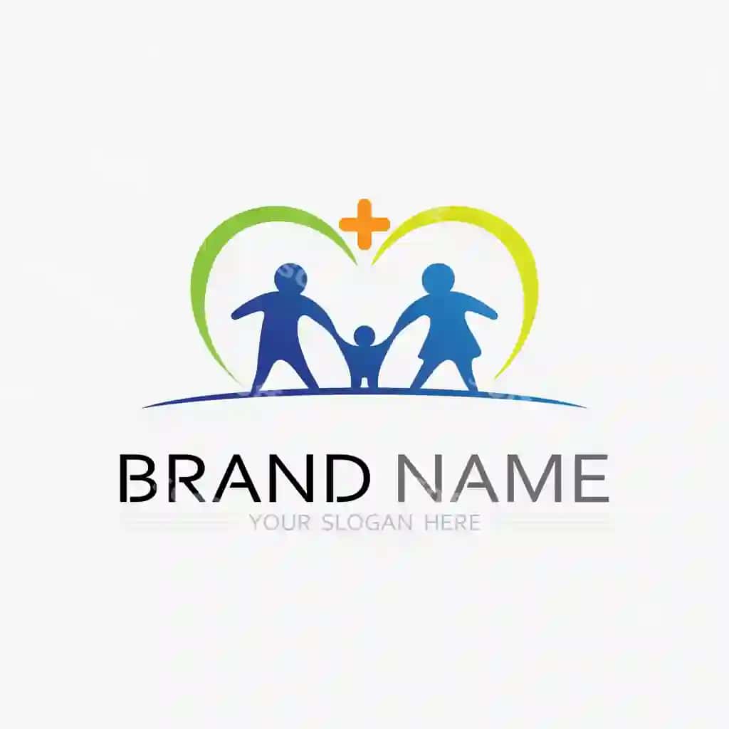 Sog'liq odamlari logotipi vektor illustratsiyasi dizayn shabloni | Health people logo vector illustration design template
