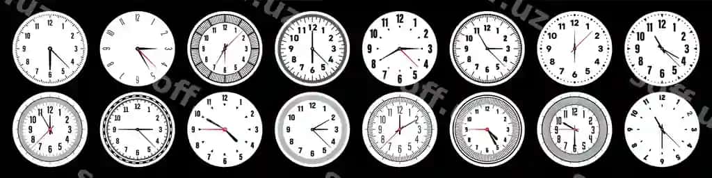 Mexanik soat yuzi o'lchash qiri, bezelli minut va soat diski | Mechanical clock faces with hands bezel watch dial with minute hour 2