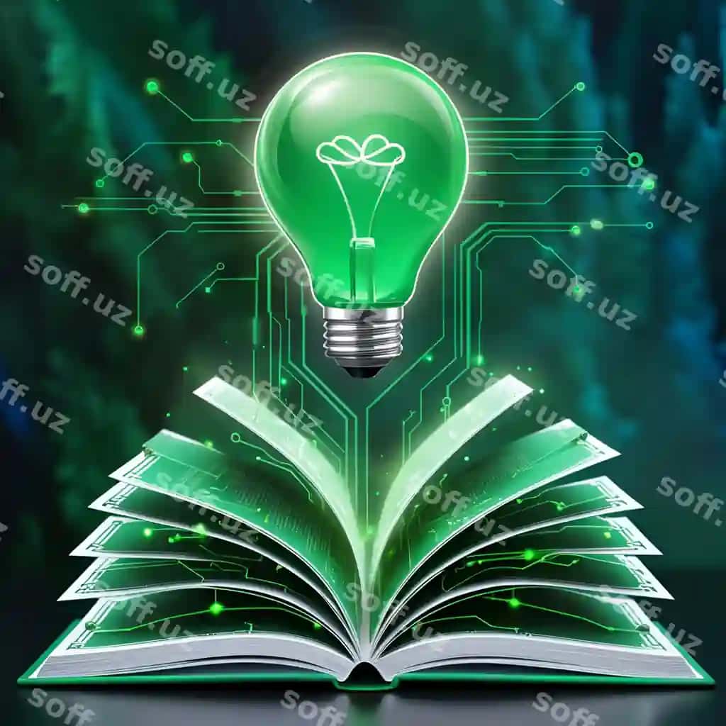 Chiroq lampasi ochilgan kitob belgilovchi g'oyalar, innovatsiya, yozish, bilim | Light bulb with opened book symbolizing ideas innovation writing knowledge