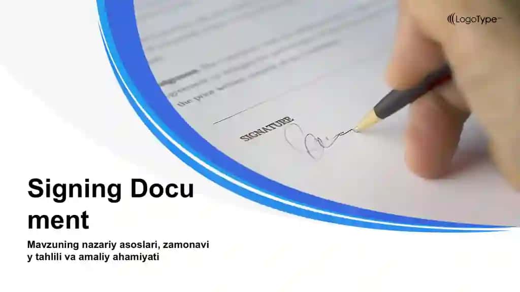 Signing Document Taqdimoti (36 Slayd)