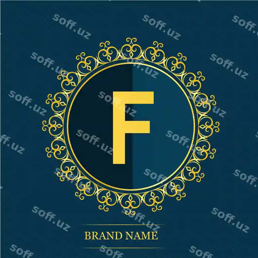 Bozorovchi oltin shablon monogramma bepul vektor | Luxury gold template monogram free vector
