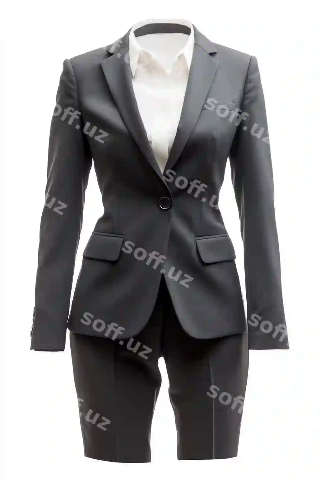 Classic dark gray womens suit | Classic dark gray womens suit 2
