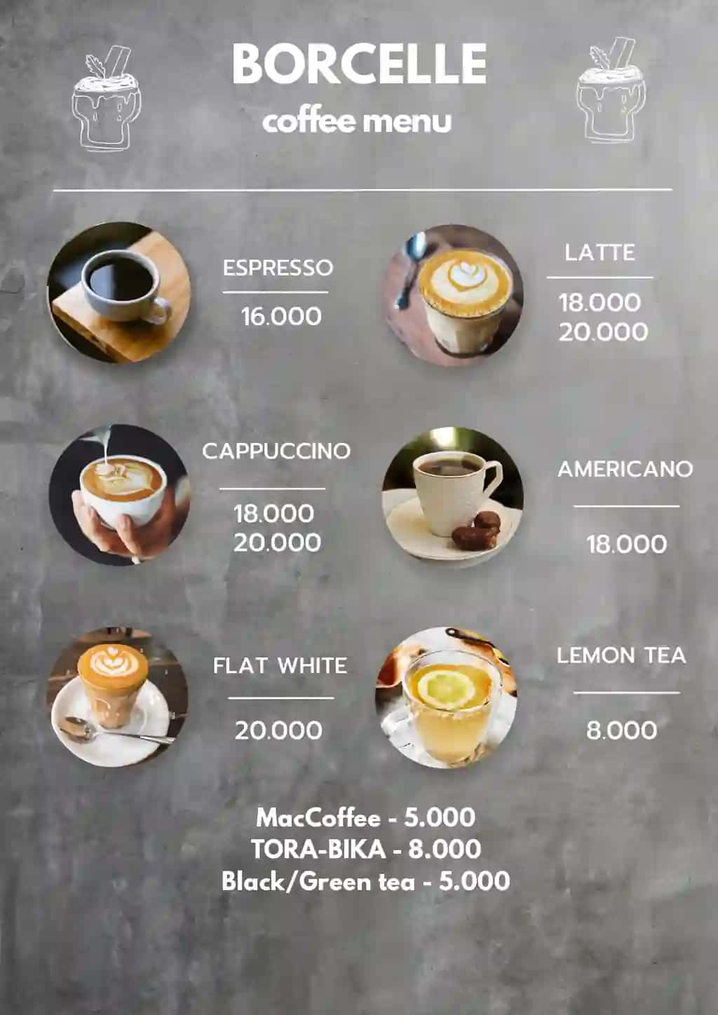 Menu dizayn